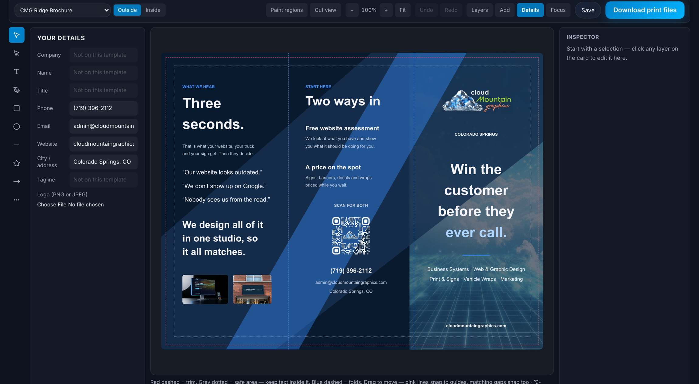 CloudEasel · Print in the browser